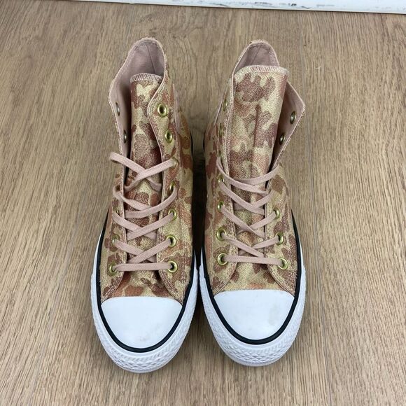 Converse Chuck Taylor All-Star Hi-Top Shimmer Lurex Camo Sneakers - Picture 3 of 6